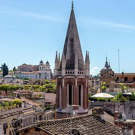 Apartman Iflat Spanish Steps Unique Panoramic Penthouse Róma