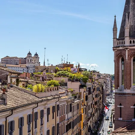 Iflat Spanish Steps Unique Panoramic Penthouse Lägenhet Rom