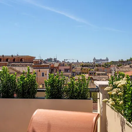 Iflat Spanish Steps Unique Panoramic Penthouse Lägenhet Rom
